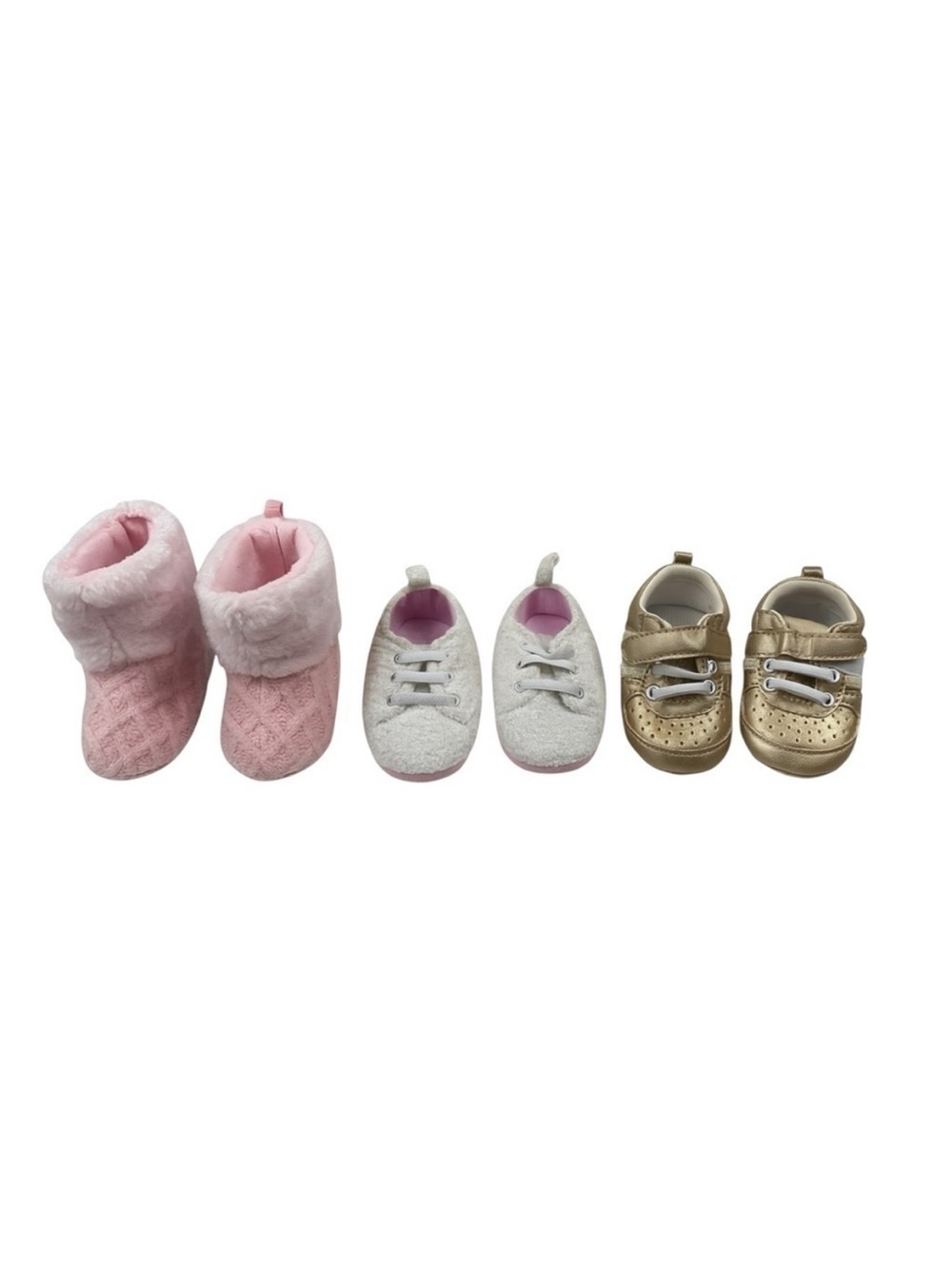 BABY‎ GIRL SET OF 3 SHOES 3-6 Months NWOT
